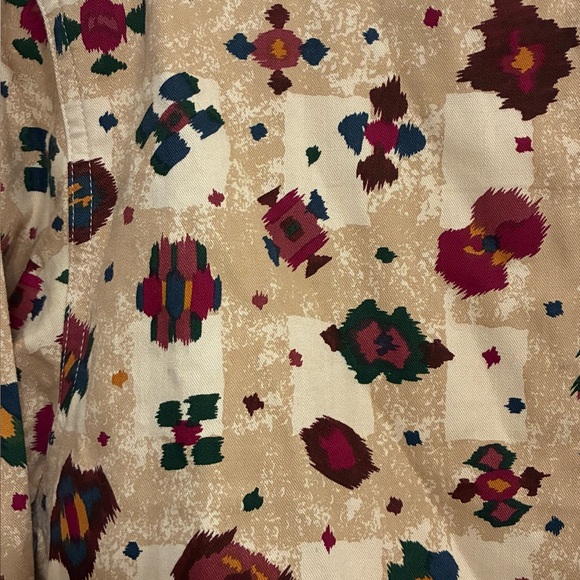 WESTERN WEAR WRANGLER Beige and Multicolor Patterned Button-Up Shirt - Picture 5 of 13